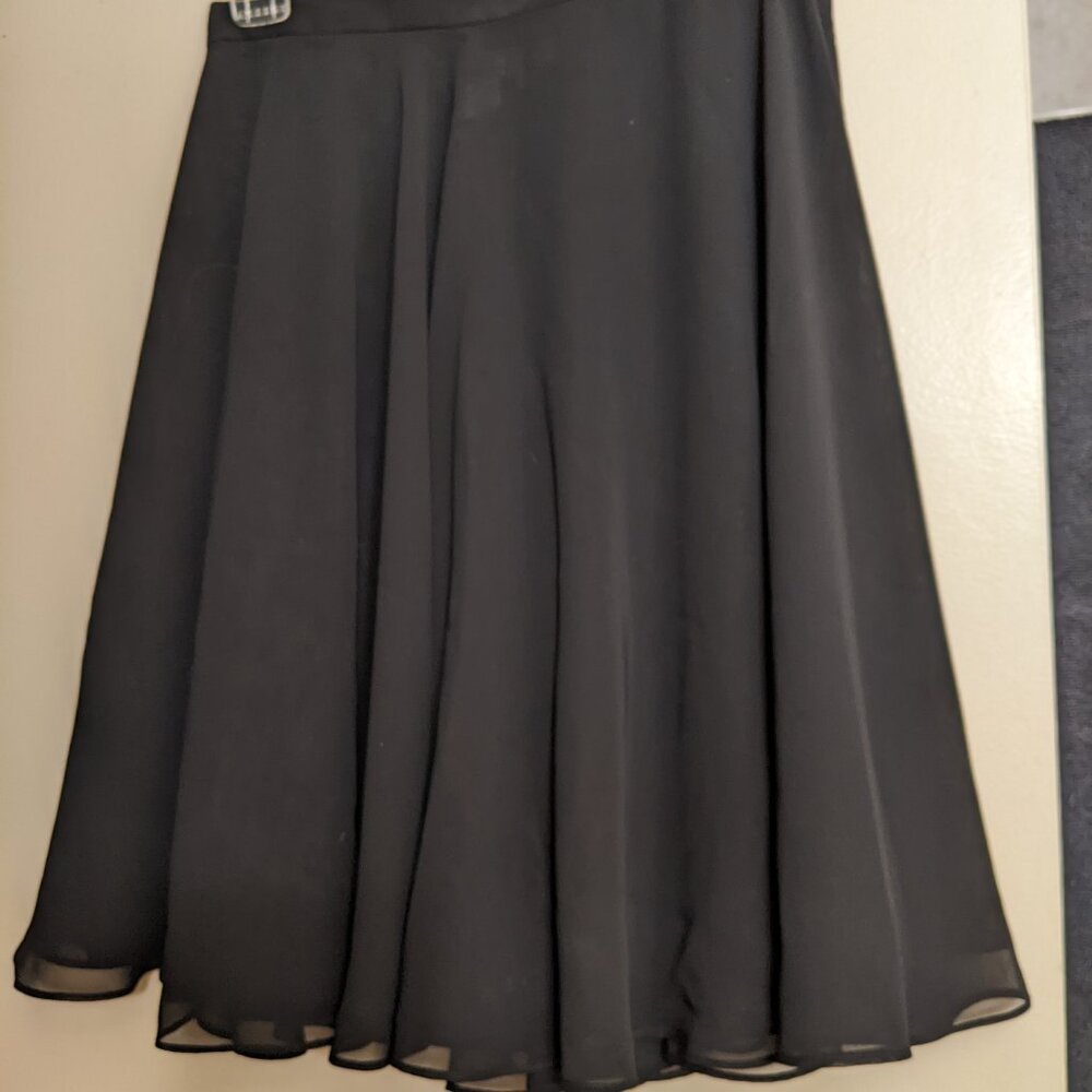 VTG Crepe Midi Skirt